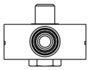 X4A – Through port 3 – X4A_2 X4A Sun Hydraulics Through port 3 Line mount manifold drawing
