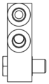 X4A – Through port 3 – X4A_7 X4A Sun Hydraulics Through port 3 Line mount manifold drawing