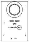 X4B – Through port 3 – X4B_6 X4B Sun Hydraulics Through port 3 Line mount manifold drawing