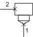 XACA-XXN Sun Hydraulics Cavity Plug Valve – hydraulic schematic symbol
