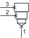 XACB-XXN Sun Hydraulics Cavity Plug Valve – hydraulic schematic symbol