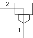 XAOA-XXN Sun Hydraulics Cavity Plug Valve – hydraulic schematic symbol