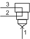 XBAA-XXN Sun Hydraulics Cavity Plug Valve – hydraulic schematic symbol
