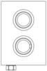 XCX – Cross port with shuttle on port 3s – XCX_5 XCX Sun Hydraulics Cross port with shuttle on port 3s Line mount manifold drawing