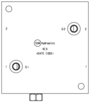 XCX – Cross port with shuttle on port 3s – XCX_6 XCX Sun Hydraulics Cross port with shuttle on port 3s Line mount manifold drawing