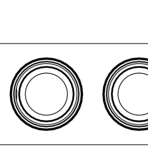 XLF Sun Hydraulics Cross pilot with common port 4s Line mount manifold drawing
