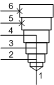 XPOA-XXN Sun Hydraulics Cavity Plug Valve – hydraulic schematic symbol