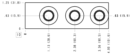 XVX – 3 signal load sense shuttle body – XVX_10B XVX Sun Hydraulics 3 signal load sense shuttle body Line mount manifold drawing