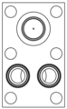 YYN – Direct mount, parallel cavities – YYN_6 YYN Sun Hydraulics Direct mount, parallel cavities Line mount manifold drawing