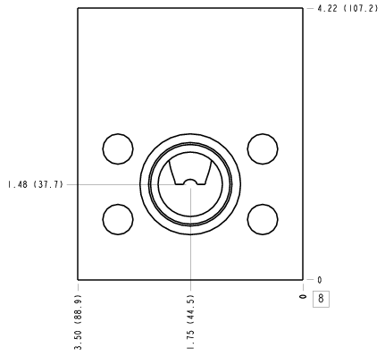 Z3K Sun Hydraulics Direct mount Line mount manifold drawing