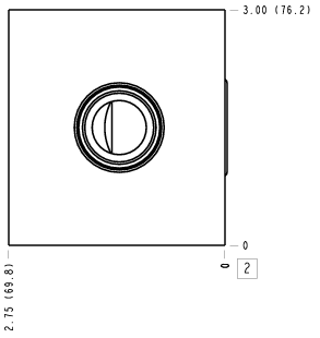 Z7D – Direct mount, through port 2 – Z7D_2B Z7D Sun Hydraulics Direct mount, through port 2 Line mount manifold drawing