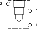 ZEO Sun Hydraulics Ninety degree Line mount manifold drawing