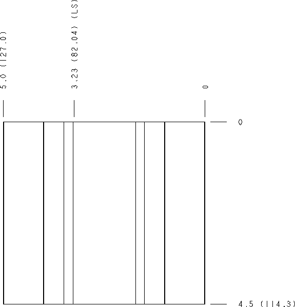ZLU Sun Hydraulics Inline Line mount manifold drawing