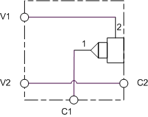 ZRB Sun Hydraulics Nipple mount Line mount manifold drawing