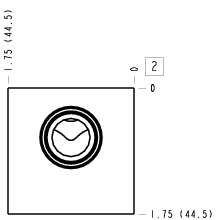 ZRE – Through port 1 with gauge port – ZRE_2B ZRE Sun Hydraulics Through port 1 with gauge port Line mount manifold drawing