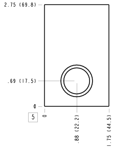 ZRE – Through port 1 with gauge port – ZRE_5B ZRE Sun Hydraulics Through port 1 with gauge port Line mount manifold drawing