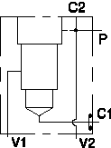 ZSD – Direct mount – symlm3_AY ZSD Sun Hydraulics Direct mount Line mount manifold drawing