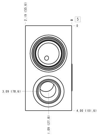 ZTK Sun Hydraulics Direct mount, cross pilot Gasket mount manifold drawing